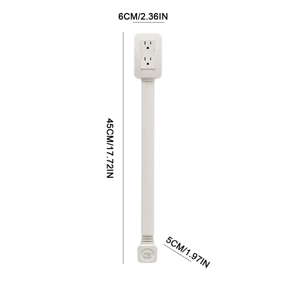 Electrical Outlet Extender Access Hard-to-Reach Outlets