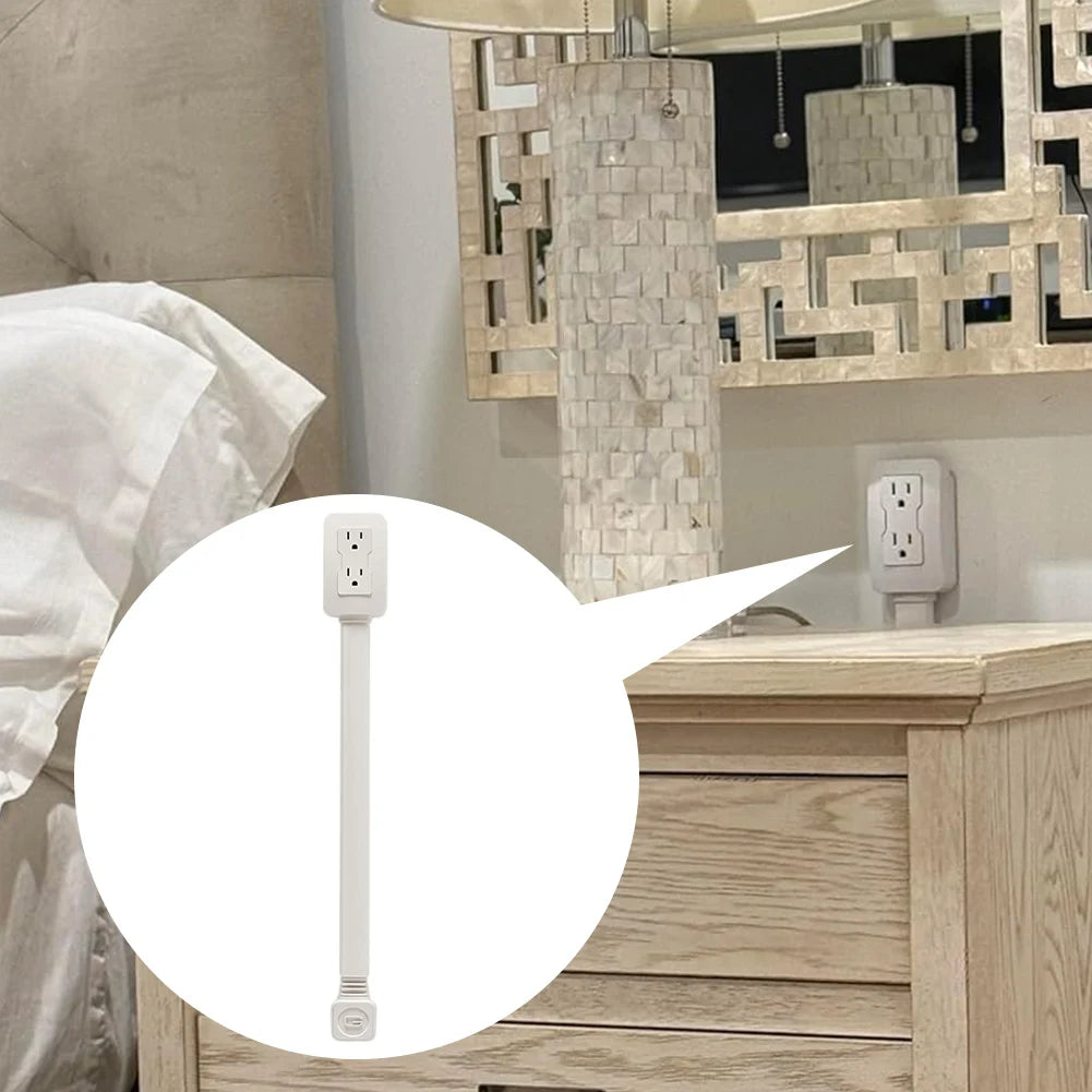 Electrical Outlet Extender Access Hard-to-Reach Outlets