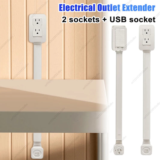 Electrical Outlet Extender Access Hard-to-Reach Outlets